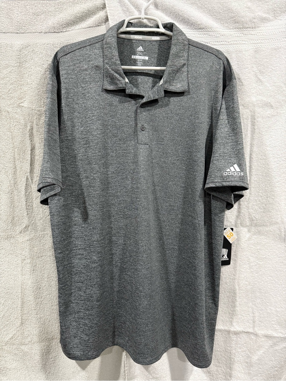Adidas golf shirt- new with tags